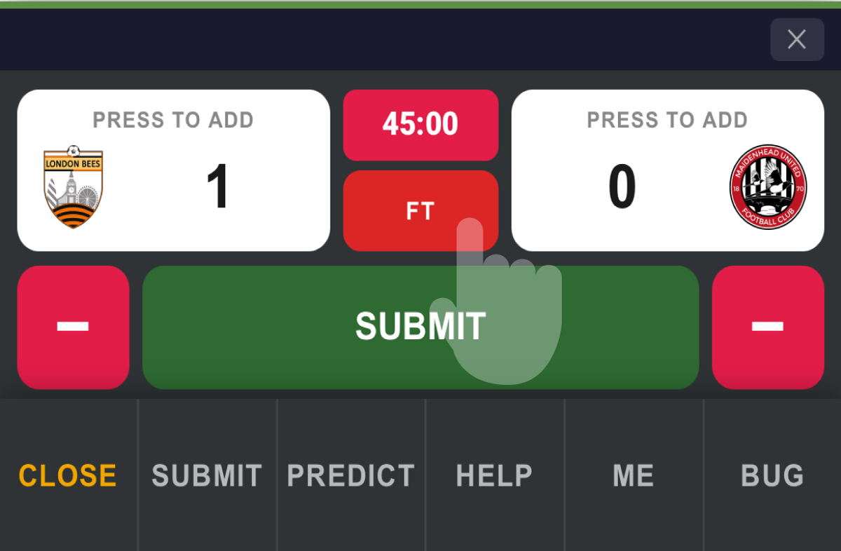 how the full time button works