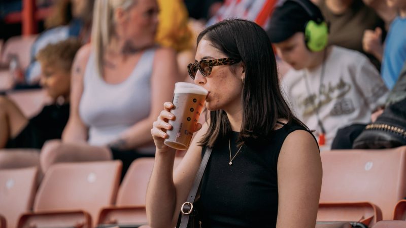 Drinking in view of the pitch confirmed for WSL