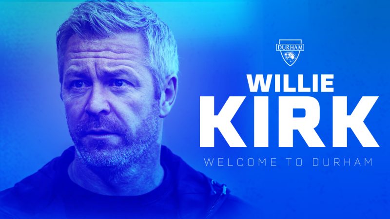 Durham Women appoint Willie Kirk as Head Coach