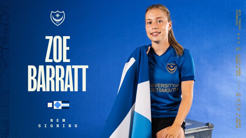 Pompey Women Sign Zoe Barratt