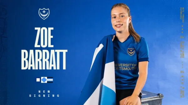 Pompey Women Sign Zoe Barratt
