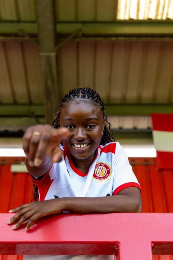 Stevenage FCW Sign Teni Charles