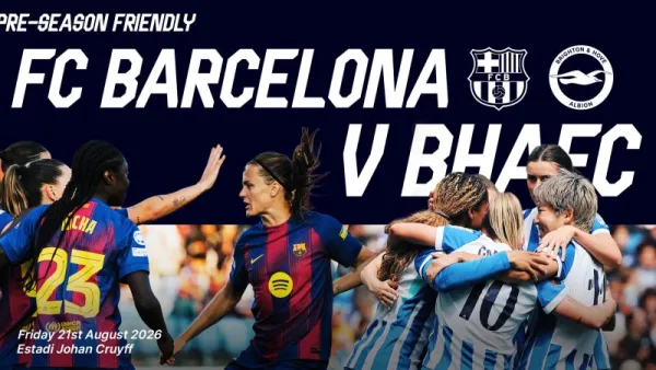 Albion Women to face FC Barcelona in pre-season friendly