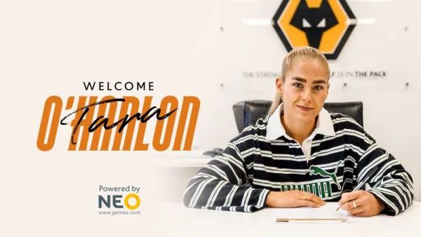 Wolves complete signing of Tara O'Hanlon