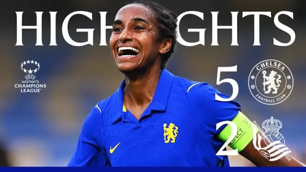 UWCL Highlights: Chelsea 5-2 Real Sociedad
