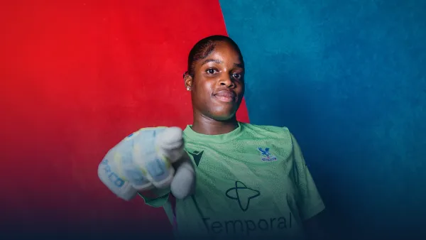 Crystal Palace sign Comfort Erhabor