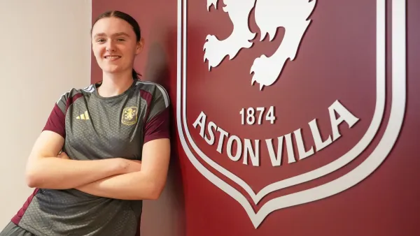 Clark signs first professional contract with Villa