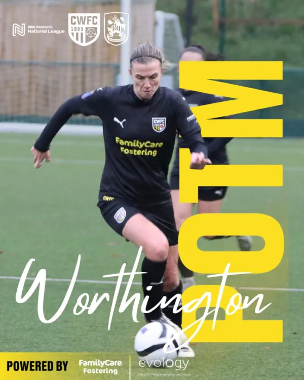 POTM v Huddersfield - Nicola Worthington